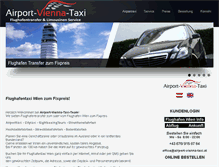Tablet Screenshot of airport-vienna-taxi.at
